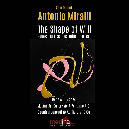 The shape of will, abbassa la luce......l'oscurità mi acceca